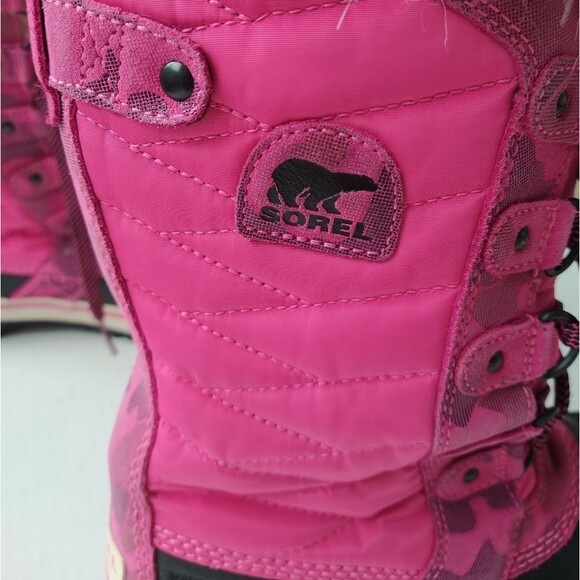 Sorel Pink Tofino Faux Fur Ice Rubber Boots - Picture 4 of 11